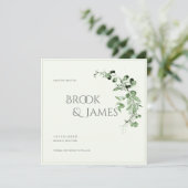 PixDezines H2 Groene planten Eucalyptus Save The D Date (Staand voorkant)