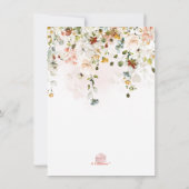 PixDezines H2 Herfst Garden Flowers Brunch Bubble Save The Date (Achterkant)