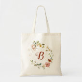 PixDezines H2 Herfst Garden Flowers Vrijgezellenfe Tote Bag (Voorkant)
