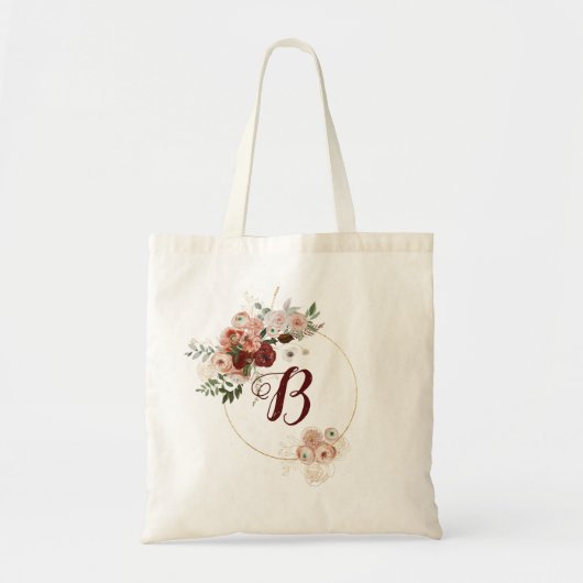 PixDezines H2 Herfsttuin Bloemen Bruidsfeest Tote Bag (Voorkant)
