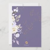 PixDezines H2 Hortensia Crème Rozen Doop Kaart (Achterkant)