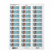 PixDezines H2 Modern Abstract Gold Accent Label (Full Sheet)