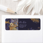 PixDezines H2 Modern Abstract Gold Accent Label (Insitu)