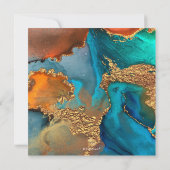 PixDezines H2 Moderne Galaxy Abstracte Bar Mitzvah Kaart (Achterkant)