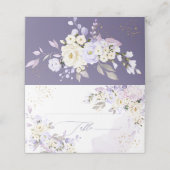 PixDezines H2 Paarse Hydrangeas Cream Rozen Plaatskaartje (Buitenkant ongevouwen)