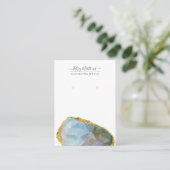 PixDezines H2 Quartz Crystal Ombre Blue Paars Visitekaartje (Staand voorkant)