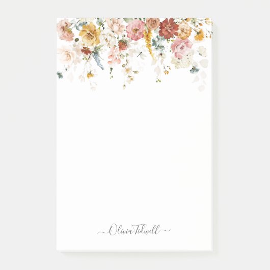 PixDezines H2 Robuuste Herfst Tuinboeien Post-it® Notes (Voorkant)