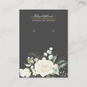 PixDezines H2 Rozen Cream Earnings-beeldscherm Visitekaartje (Voorkant)