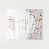 PixDezines H2 Rozen in Blush Eerste Heilige Commun Wandkleed (Voorkant (horizontaal))