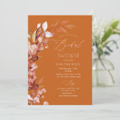 PixDezines H2 Rust Herfst Eucalyptus Vrijgezellenf Kaart (Staand voorkant)