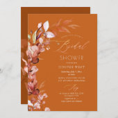 PixDezines H2 Rust Herfst Eucalyptus Vrijgezellenf Kaart (Voorkant / Achterkant)