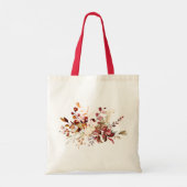 PixDezines H2 Rust Oranje Herfst Gum Eucalyptus Tote Bag (Achterkant)