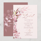 PixDezines H2 Stof Roos Eucalyptus Vrijgezellenfee Kaart (Voorkant / Achterkant)