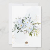 PixDezines H2 Stofblauwe Rozen Doop Kaart (Achterkant)