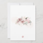 PixDezines H2 Stofrozen Rozen Bat Mitzvah Kaart (Achterkant)