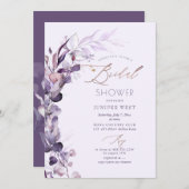 PixDezines H2 Stusty Paarse Eucalyptus Kaart (Voorkant / Achterkant)