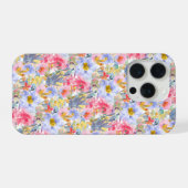 PixDezines H2 Summer Flowers Bright Hues iPhone Hoesje (Achterkant horizontaal)