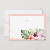 PixDezines H2 Tropisch Paradijs Bloemen Bedankt (Achterkant)