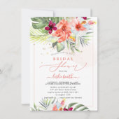 PixDezines H2 Tropisch Paradijs Bruidsdouche Kaart (Voorkant)