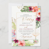 PixDezines H2 Tropisch paradise Brunch Bubble Kaart (Voorkant)