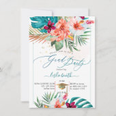 PixDezines H2 Tropisch Paradise Luau Afstuderen in Kaart (Voorkant)