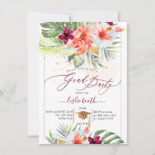 PixDezines H2 Tropisch Paradise Luau Afstuderen in Kaart (Voorkant)