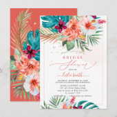 PixDezines H2 Tropisch paradise Vrijgezellenfeest  Kaart (Voorkant / Achterkant)