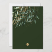 PixDezines H2 Wilg Eucalyptus Bat Mitzvah Kaart (Achterkant)