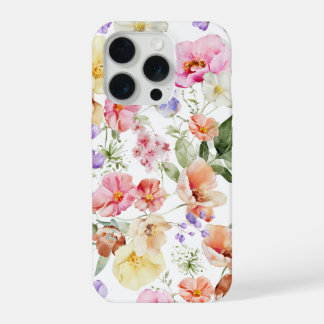 PixDezines H2 Zomer Tuin Bloemen DIY kleur iPhone 15 Pro Case