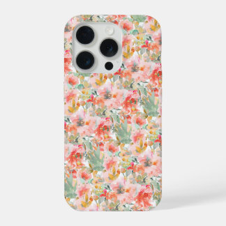 PixDezines H2 Zomerbloemen Fel Kleuren iPhone 15 Pro Case