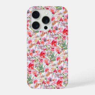 PixDezines H2 Zomerbloemen Fel Kleuren iPhone 15 Pro Case