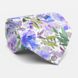 PixDezines H2 Zomerbloemen Fel Kleuren Stropdas