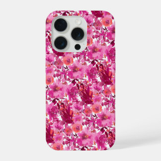PixDezines H2 Zomerbloemen Helder Kleuren iPhone 15 Pro Case