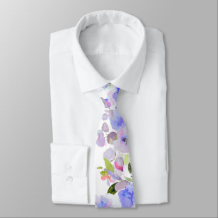 PixDezines H2 Zomerbloemen Helder Kleuren Stropdas