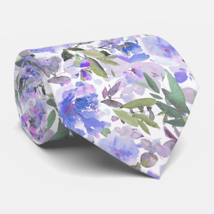 PixDezines H2 Zomerbloemen Helder Kleuren Stropdas