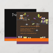 PixDezines Halloween, Trick or treat Kaart (Voorkant / Achterkant)