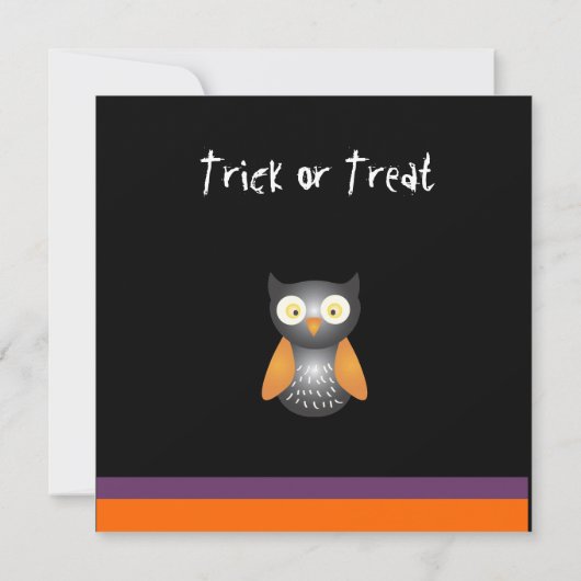 PixDezines Halloween, Trick or treat Kaart (Achterkant)