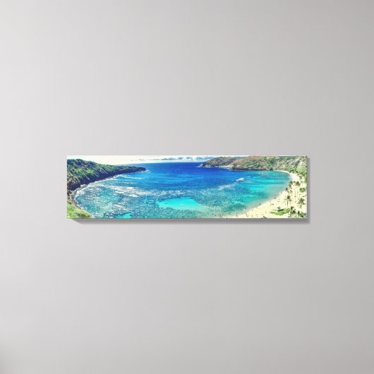 PixDezines hanauma baai Canvas Afdruk (Voorkant)