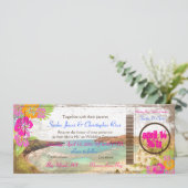 PixDezines hanauma bay/ instapkaart Kaart (Staand voorkant)