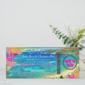 PixDezines hanauma bay/ instapkaart Kaart (Staand voorkant)