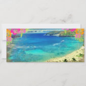 PixDezines hanauma bay/ instapkaart Kaart (Achterkant)