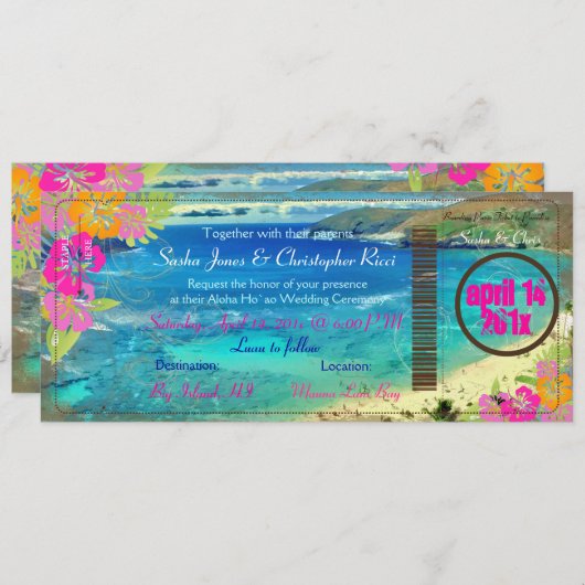 PixDezines hanauma bay/ instapkaart Kaart (Voorkant / Achterkant)