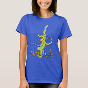 PixDezines Handstand Houding/Namaste/Om T-shirt
