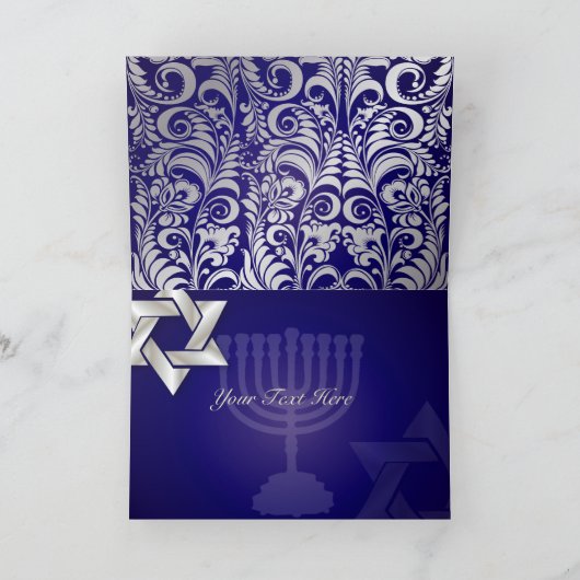 PixDezines Happy Hanukkah Kaarten (Binnen)
