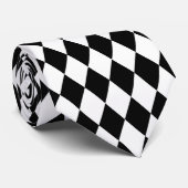 PixDezines harlequin DIY achtergrondkleur Stropdas (Opgerold)