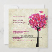 PixDezines  hartenboom, Bourgogne+rood Kaart (Achterkant)