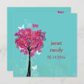 PixDezines  hartenboom/dij achtergrond Kaart (Voorkant / Achterkant)