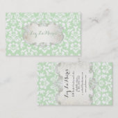 PixDezines haute court damast/DIY achtergrond Visitekaartje (Voorkant / Achterkant)