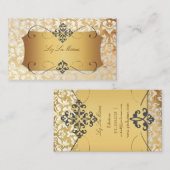 PixDezines  HAUTE COUTOUR DAMASK Visitekaartje (Voorkant / Achterkant)