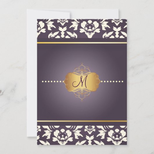 PixDezines Haute Couture Damask, moeder van Pearl Kaart (Voorkant)